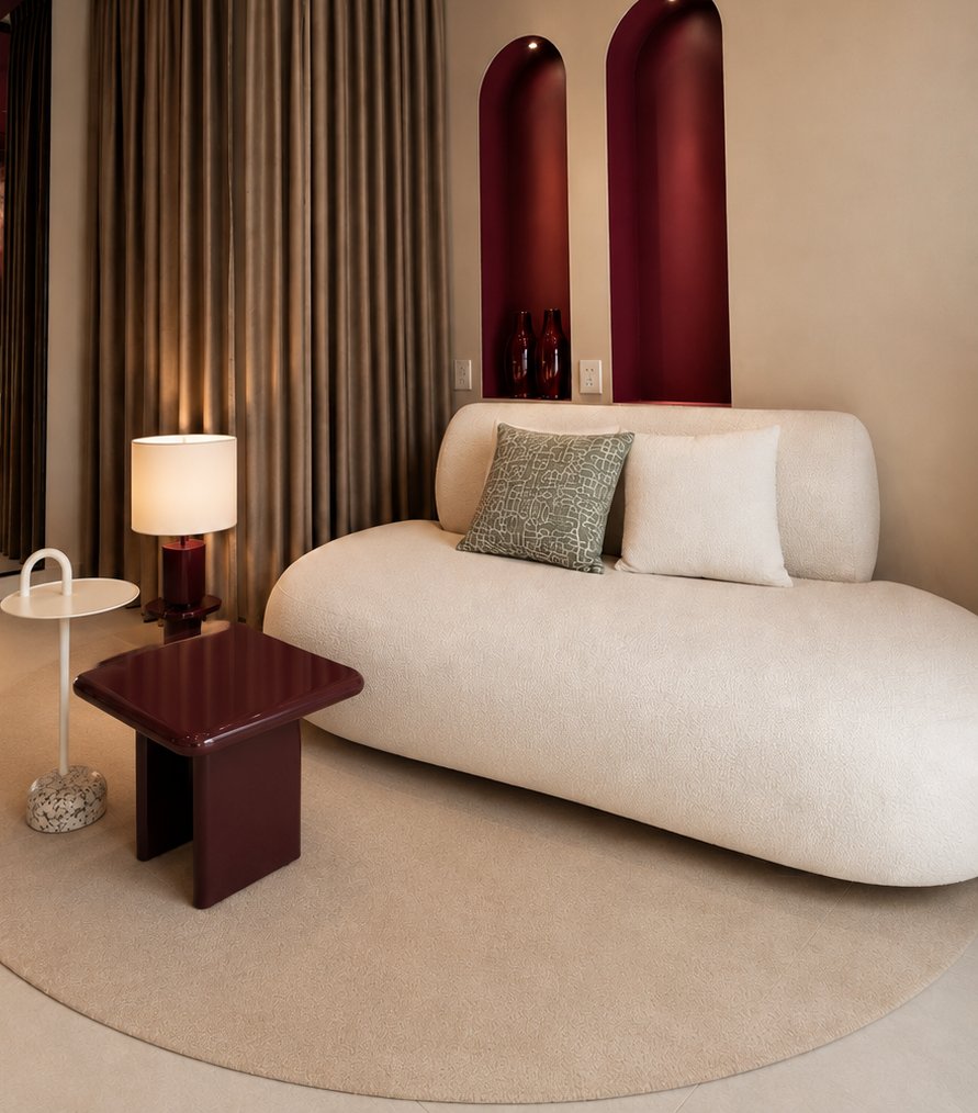 The private seating area at YAZAN