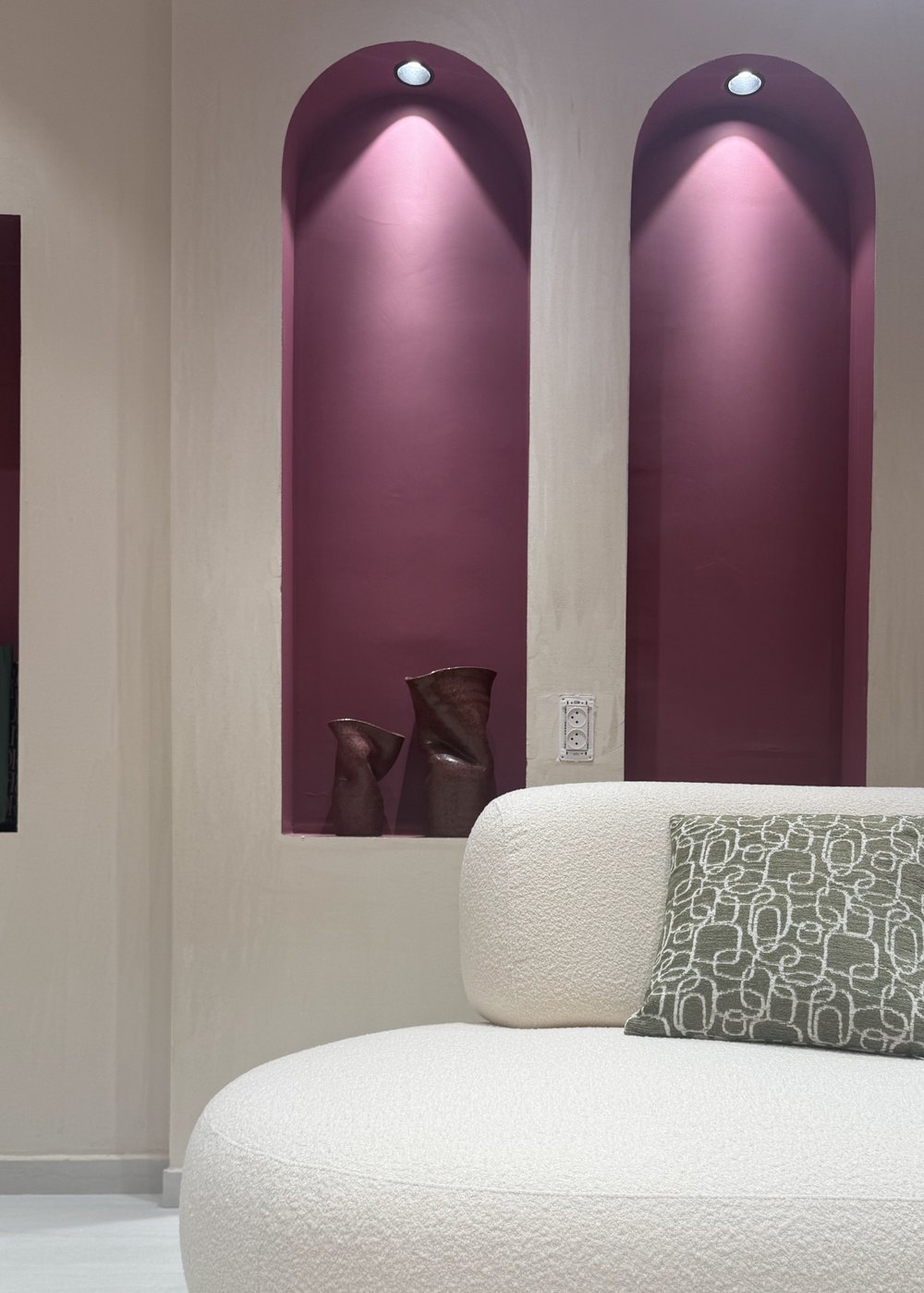 The niches inside the YAZAN atelier